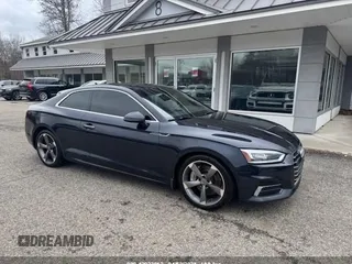 2018 Audi A5 Premium Plus with VIN WAUPNAF50JA002963, listed as a IAAI auction lot 42033812 with 173,092 mi miles and . Bid and sale history available at DreamBid. Image 1.