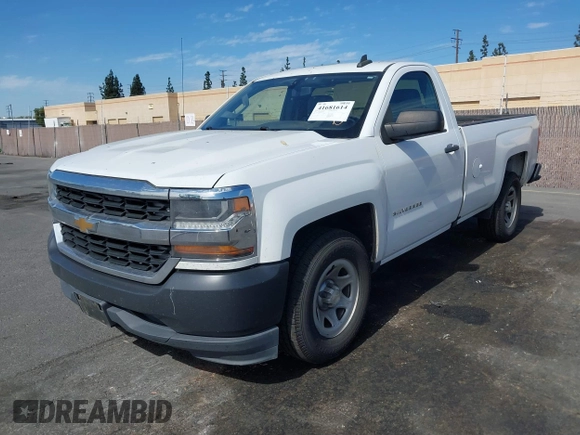 2016 Chevrolet Silverado 1500 Work Truck with VIN 1GCNCNEH8GZ197305, listed as a IAAI auction lot 41681614 with 184,994 mi miles. Bid and sale history available at carsss.com. Image 2.
