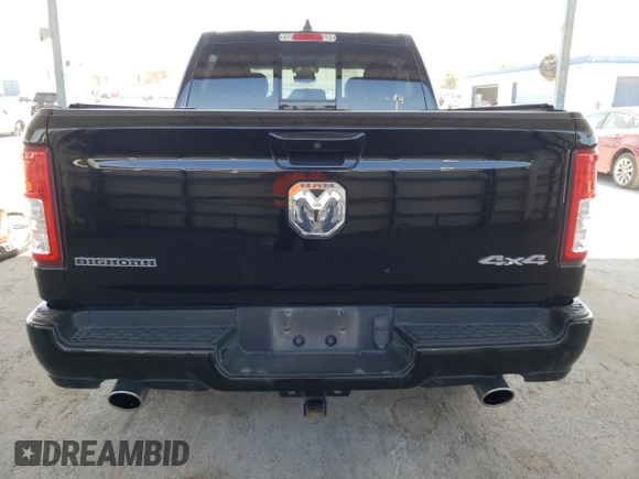 2020 Ram 1500 Big Horn with VIN 1C6SRFFM3LN248995, listed as a Copart auction lot 53346344 with 73,198 mi miles and Salvage Title. Bid and sale history available at carsss.com. Image 6.