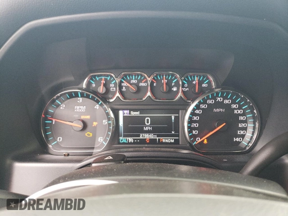 2016 Chevrolet Silverado 1500 LT with VIN 1GCUKREC1GF141881, listed as a Copart auction lot 71365384 with 278,640 mi miles and Salvage Title. Bid and sale history available at DreamBid. Image 9.