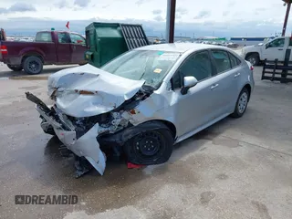 2020 Toyota Corolla L with VIN 5YFDPRAE3LP005764, listed as a IAAI auction lot 36486193 with 53,048 mi miles. Bid and sale history available at carsss.com. Image 2.