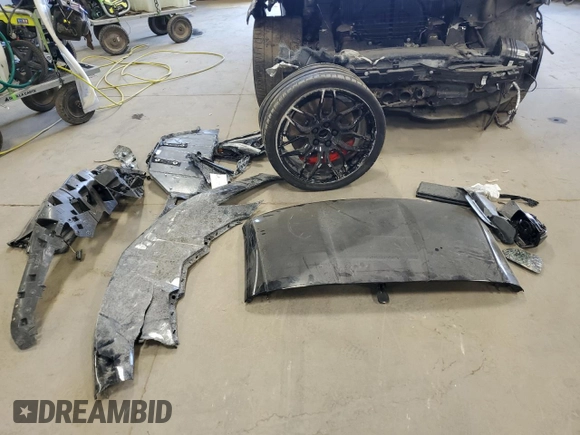 2024 Chevrolet Corvette 1LZ with VIN 1G1YD2D37R5600742, listed as a Copart auction lot 50505374 with 2,894 mi miles and Non Repairable. Bid and sale history available at DreamBid. Image 12.