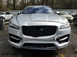 2017 Jaguar F-PACE 35t R-Sport with VIN SADCL2BV1HA060887, listed as a Copart auction lot 45260875 with 111,718 mi miles and Salvage Title. Bid and sale history available at carsss.com. Image 5.