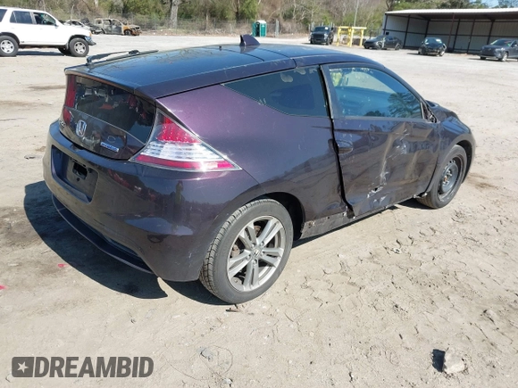 2013 Honda CR-Z with VIN JHMZF1D48DS003911, listed as a IAAI auction lot 41886836 with 156,542 mi miles. Bid and sale history available at carsss.com. Image 4.