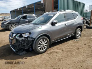 2019 Nissan Rogue SV with VIN JN8AT2MV1KW393590, listed as a Copart auction lot 50365955 with 107,923 mi miles and Salvage Title. Bid and sale history available at carsss.com. Image 1.