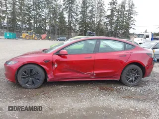 2024 Tesla Model 3 with VIN 5YJ3E1EA7RF785461, listed as a IAAI auction lot 41840091 with 8,414 mi miles. Bid and sale history available at carsss.com. Image 14.