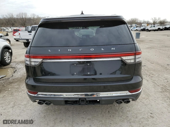 2020 Lincoln Aviator Reserve with VIN 5LM5J7XC2LGL07184, listed as a Copart auction lot 50387385 with 50,708 mi miles and Salvage Title. Bid and sale history available at carsss.com. Image 6.