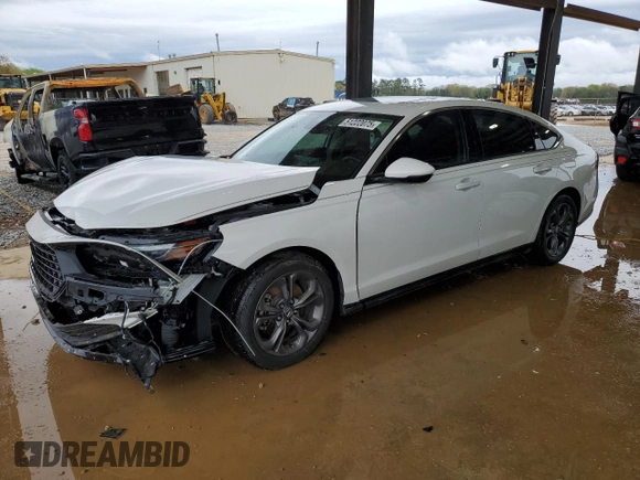 2023 Honda Accord EX-L with VIN 1HGCY2F68PA001108, listed as a Copart auction lot 51222075 with 34,919 mi miles and Salvage title. Bid and sale history available at DreamBid. Image 1.
