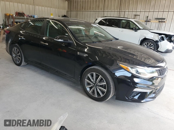 2019 Kia Optima LX with VIN 5XXGT4L36KG361205, listed as a Copart auction lot 62567075 with 47,166 mi miles and Salvage title. Bid and sale history available at DreamBid. Image 4.