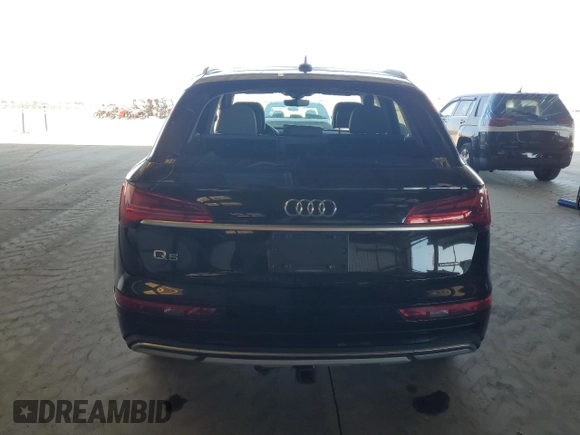 2021 Audi Q5 Premium Plus with VIN WA1BAAFY6M2071930, listed as a Copart auction lot 62777725 with 59,879 mi miles and Salvage title. Bid and sale history available at DreamBid. Image 6.