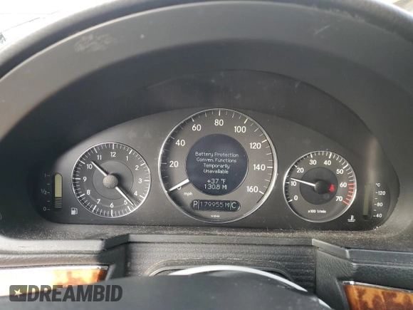 2004 Mercedes-Benz E 320 with VIN WDBUF65JX4A425681, listed as a Copart auction lot 43060365 with 179,955 mi miles and Salvage Title. Bid and sale history available at carsss.com. Image 9.