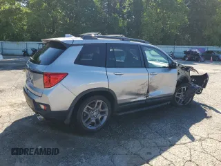 2022 Honda Passport EX-L z VIN 5FNYF7H59NB003482, wystawiony jako Copart lot #55460425 z przebiegiem 32 321 mil mil oraz Szkody całkowita. Historia ofert i sprzedaży dostępna na DreamBid. Obrazek 3.
