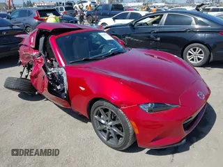 2017 Mazda MX-5 Miata Launch Edition with VIN JM1NDAM76H0107542, listed as a IAAI auction lot 42245532 with 36,977 mi miles and . Bid and sale history available at DreamBid. Image 1.