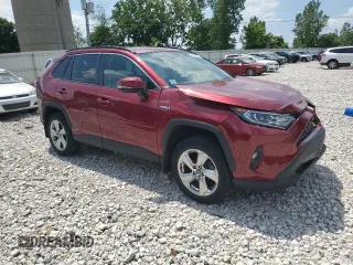 2021 Toyota RAV4 Hybrid LE with VIN 4T3B6RFVXMU021230, listed as a Copart auction lot 61208665 with 46,482 mi miles and Salvage title. Bid and sale history available at DreamBid. Image 4.