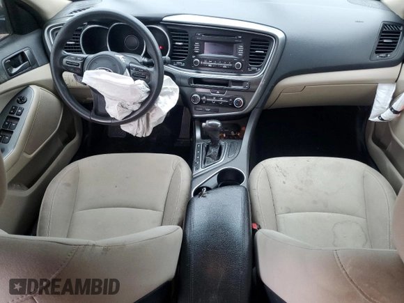 2014 Kia Optima LX with VIN 5XXGM4A76EG266117, listed as a Copart auction lot 66970104 with 81,446 mi miles and Salvage Title. Bid and sale history available at carsss.com. Image 8.