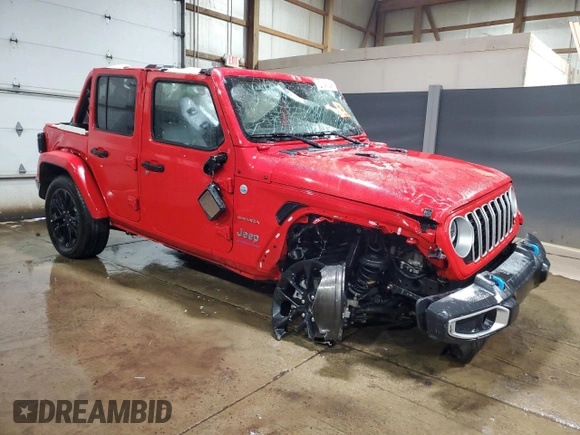 2024 Jeep Wrangler Sahara с VIN 1C4RJXP61RW270324, выставлен на аукционе Copart как лот 64820015 с пробегом 29 492 миль миль и Чистый • Clean title. История ставок и продаж доступна на DreamBid. Изображение 4.