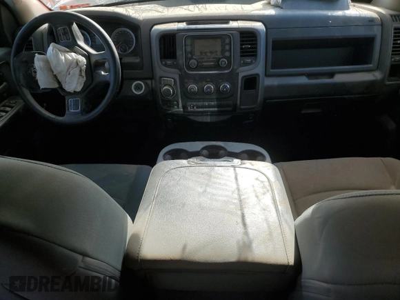 2018 Ram 1500 Express with VIN 1C6RR7FG3JS215878, listed as a Copart auction lot 52197945 with 0 mi miles and Salvage Title. Bid and sale history available at carsss.com. Image 8.