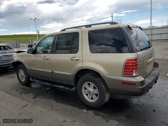 2003 Mercury Mountaineer Convenience with VIN 4M2ZU86K93UJ07655, listed as a Copart auction lot 58281074 with 158,775 mi miles and Salvage Title. Bid and sale history available at carsss.com. Image 2.