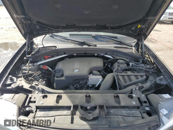 2017 BMW X3 xDrive28i with VIN 5UXWX9C33H0W76713, listed as a Copart auction lot 50805255 with 71,204 mi miles and Salvage Title. Bid and sale history available at DreamBid. Image 12.