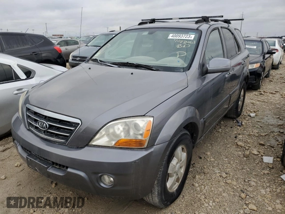 2008 Kia Sorento EX z VIN KNDJD736385773061, wystawiony jako Copart lot #40093723 z przebiegiem 170 006 mil mil oraz Czysty tytuł • Clean title. Historia ofert i sprzedaży dostępna na DreamBid. Obrazek 2.