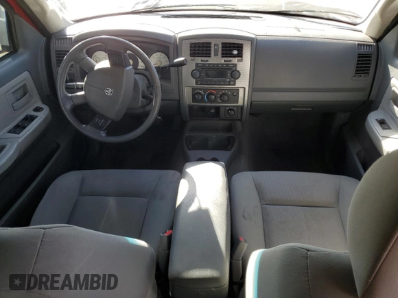 2006 Dodge Dakota SLT with VIN 1D7HW48N76S715000, listed as a Copart auction lot 87466974 with 155,484 mi miles and Salvage Title. Bid and sale history available at DreamBid. Image 8.