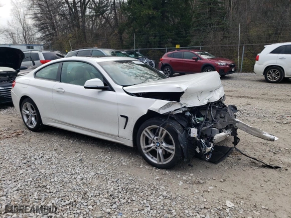 2017 BMW 4 Series 430i xDrive with VIN WBA4R9C55HK680834, listed as a Copart auction lot 81353604 with 125,176 mi miles and Salvage Title. Bid and sale history available at carsss.com. Image 4.