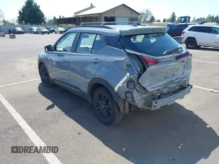 2021 Nissan Kicks SR with VIN 3N1CP5DV5ML531704, listed as a IAAI auction lot 42023077 with 55,452 mi miles and . Bid and sale history available at DreamBid. Image 3.