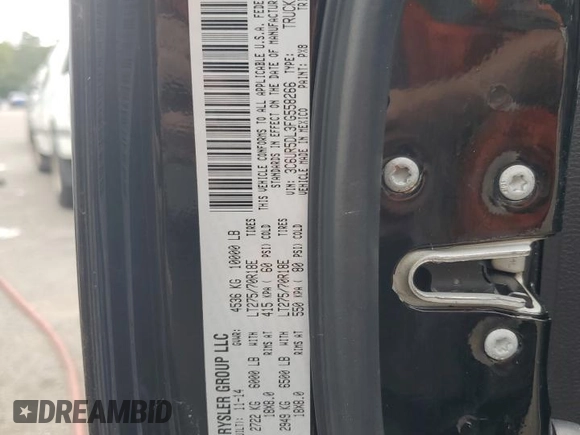 2015 Ram 2500 SLT with VIN 3C6UR5DL3FG558266, listed as a Copart auction lot 71661364 with 160,808 mi miles and Salvage Title. Bid and sale history available at carsss.com. Image 12.