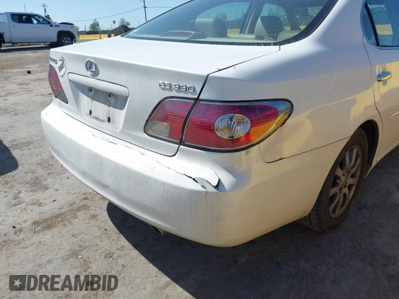 2004 Lexus ES 330 with VIN JTHBA30G645028767, listed as a IAAI auction lot 42150538 with 163,449 mi miles. Bid and sale history available at carsss.com. Image 6.