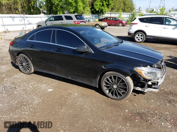 2014 Mercedes-Benz CLA 250 z VIN WDDSJ4GB1EN117302, wystawiony jako Copart lot #56495465 z przebiegiem 105 386 mil mil oraz Szkoda całkowita • Salvage title. Historia ofert i sprzedaży dostępna na DreamBid. Obrazek 4.
