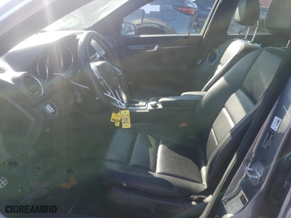 2012 Mercedes-Benz C-Class C 300 Sport with VIN WDDGF8BBXCR193533, listed as a Copart auction lot 87864035 with 125,809 mi miles and Salvage Title. Bid and sale history available at carsss.com. Image 7.
