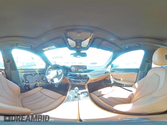 2023 BMW 5 Series 540i with VIN WBA53BJ06PWY00135, listed as a Copart auction lot 46426125 with 49,024 mi miles and Salvage title. Bid and sale history available at DreamBid. Image 13.