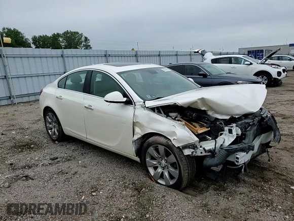 2013 Buick Regal Turbo Premium 1 with VIN 2G4GS5EV0D9247682, listed as a Copart auction lot 64256555 with Not provided miles and Salvage title. Bid and sale history available at DreamBid. Image 13.