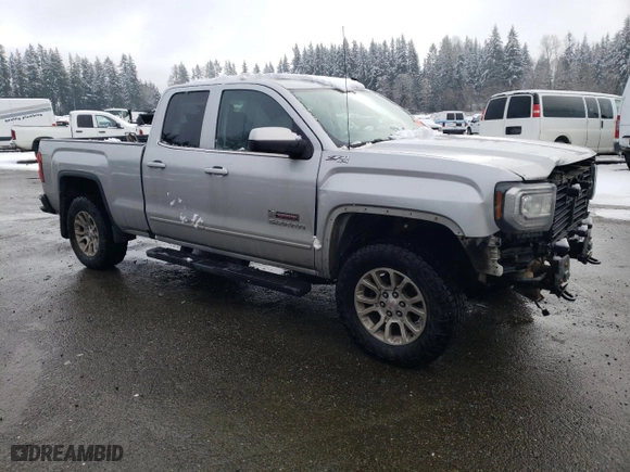 2017 GMC Sierra 1500 SLE with VIN 1GTV2MEC4HZ188104, listed as a Copart auction lot 44368385 with 119,903 mi miles and Salvage Title. Bid and sale history available at carsss.com. Image 4.