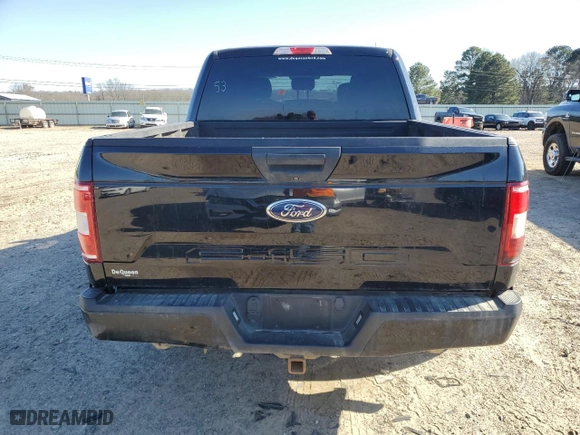 2018 Ford F-150 XL with VIN 1FTEW1E59JKE56955, listed as a Copart auction lot 48550455 with 152,610 mi miles and Clean Title. Bid and sale history available at carsss.com. Image 6.