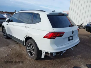 2024 Volkswagen Tiguan S with VIN 3VVRB7AX4RM232229, listed as a IAAI auction lot 41673555 with 333 mi miles and . Bid and sale history available at DreamBid. Image 3.