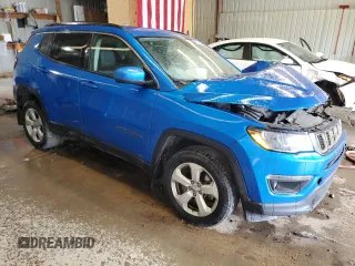 2020 Jeep Compass Latitude with VIN 3C4NJDBBXLT143215, listed as a Copart auction lot 60792385 with Not provided miles and Salvage title. Bid and sale history available at DreamBid. Image 4.
