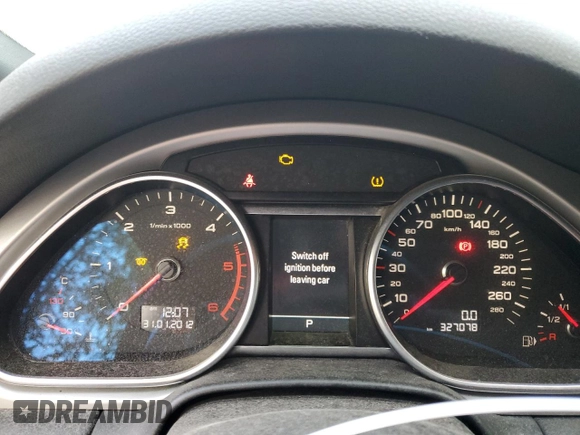 2013 Audi Q7 3.0L TDI Vorsprung Edition with VIN WA1WMCFE8DD003286, listed as a Copart auction lot 71130934 with 327,078 mi miles and Non Repairable. Bid and sale history available at carsss.com. Image 9.