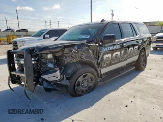 2023 Chevrolet Tahoe Commercial with VIN 1GNSCLED5PR382102, listed as a Copart auction lot 62771365 with 41,763 mi miles and Salvage title. Bid and sale history available at DreamBid. Image 1.
