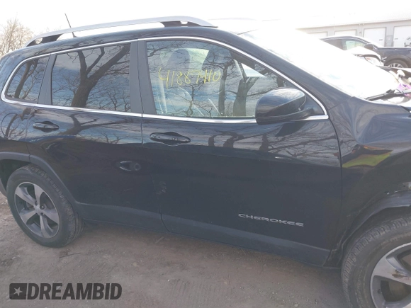 2020 Jeep Cherokee Limited with VIN 1C4PJMDX4LD575922, listed as a IAAI auction lot 41887410 with 23,384 mi miles and . Bid and sale history available at DreamBid. Image 14.