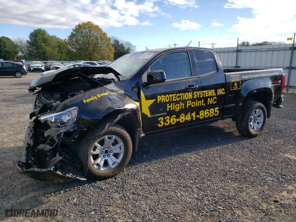 2022 Chevrolet Colorado 2WD LT with VIN 1GCHSCEN9N1314783, listed as a Copart auction lot 81935714 with 38,050 mi miles and Salvage Title. Bid and sale history available at carsss.com. Image 1.