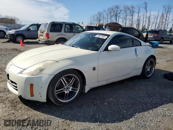 2006 Nissan 350Z Touring with VIN JN1AZ34D66M303653, listed as a Copart auction lot 50807665 with 144,010 mi miles and Salvage Title. Bid and sale history available at carsss.com. Image 1.