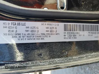 2020 Chrysler 300 Limited with VIN 2C3CCAEG3LH108813, listed as a Copart auction lot 80370754 with 53,032 mi miles and Salvage Title. Bid and sale history available at carsss.com. Image 12.