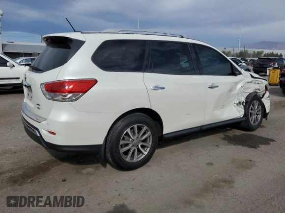 2016 Nissan Pathfinder S with VIN 5N1AR2MM4GC622205, listed as a Copart auction lot 50971095 with 114,351 mi miles and Salvage title. Bid and sale history available at DreamBid. Image 3.