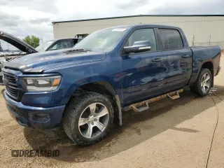 2019 Ram 1500 Rebel with VIN 1C6SRFLT9KN542945, listed as a Copart auction lot 42160455 with 100,479 mi miles and Salvage title. Bid and sale history available at DreamBid. Image 1.