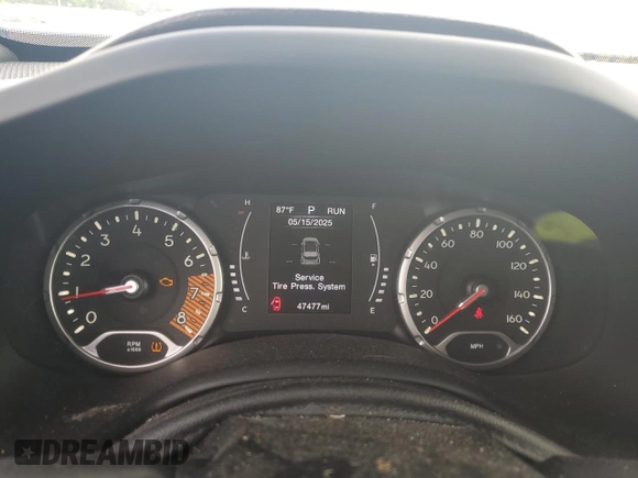 2020 Jeep Renegade Sport with VIN ZACNJAAB7LPL71211, listed as a Copart auction lot 57152255 with 47,477 mi miles and Salvage title. Bid and sale history available at DreamBid. Image 9.