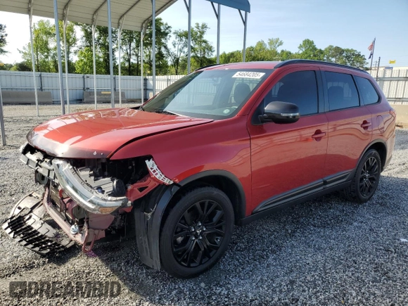 2018 Mitsubishi Outlander SE with VIN JA4AD3A30JZ059902, listed as a Copart auction lot 54684205 with 98,893 mi miles and Salvage title. Bid and sale history available at DreamBid. Image 1.