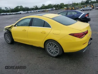 2020 Mercedes-Benz CLA 250 with VIN WDD5J4HB4LN078729, listed as a Copart auction lot 59929165 with 55,785 mi miles and Salvage title. Bid and sale history available at DreamBid. Image 2.
