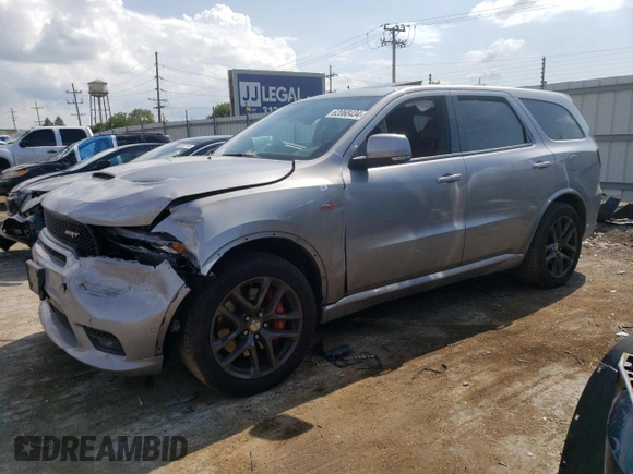 2020 Dodge Durango SRT with VIN 1C4SDJGJ7LC253787, listed as a Copart auction lot 62068434 with 64,419 mi miles and Clean Title. Bid and sale history available at DreamBid. Image 1.