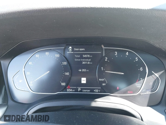 2021 BMW 3 Series 330i xDrive with VIN WBA5R7C0XMFK54525, listed as a IAAI auction lot 42320181 with 54,576 mi miles and . Bid and sale history available at DreamBid. Image 7.